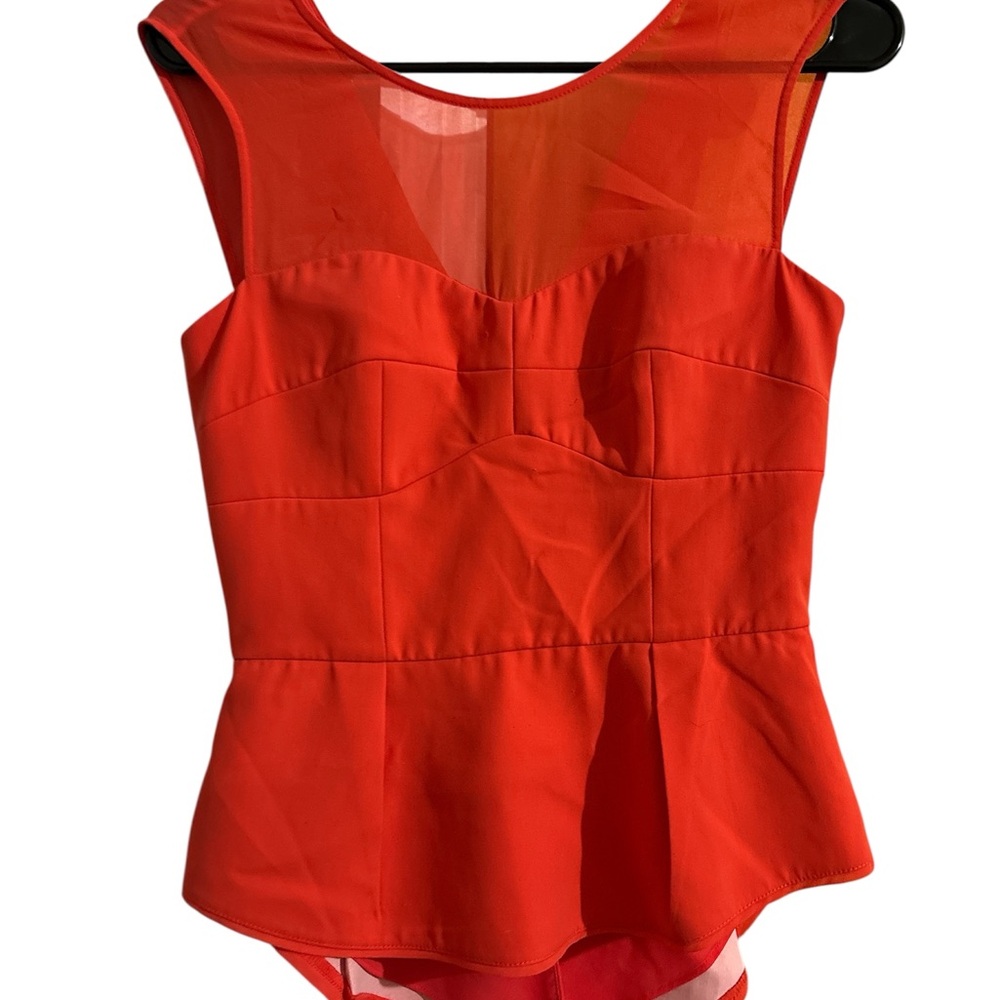 BCBGMaxAzria Bold Red Top